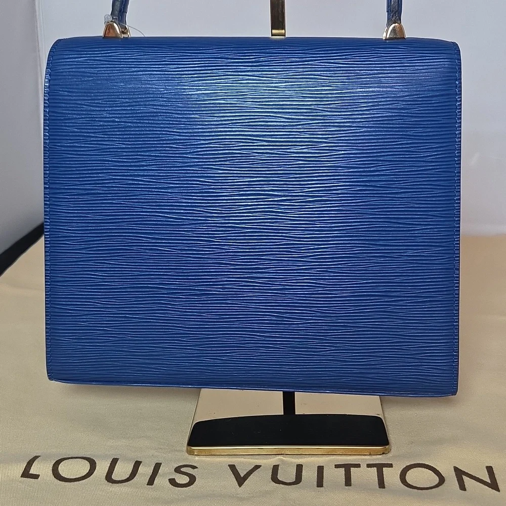 LOUIS VUITTON VINTAGE 1992 ULTRA RARE EPI LEATHER MALESHERBES BAG EXCELLENT COND - Picture 10 of 17